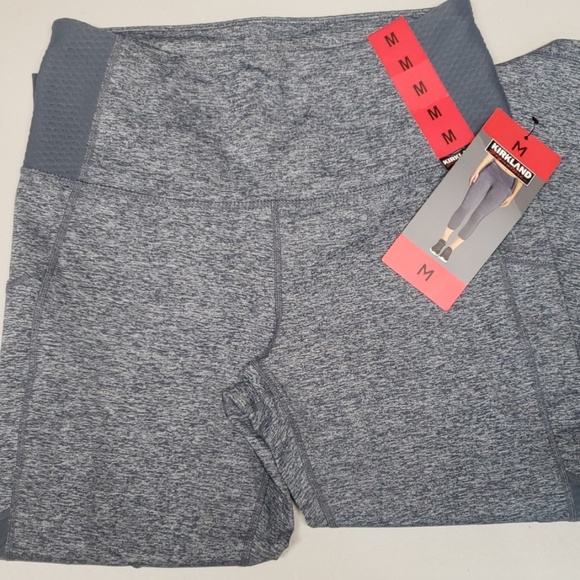 Kirkland Women Ladies' Active Crop Tight Gray - Picture 4 of 5